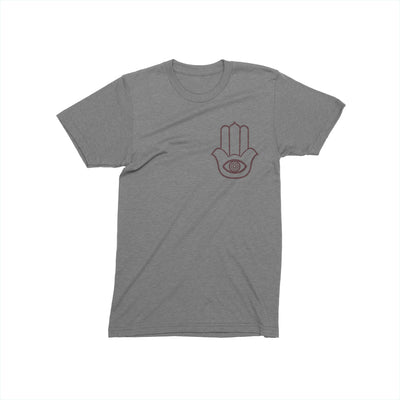 Hand Symbol Heather Grey T-Shirt