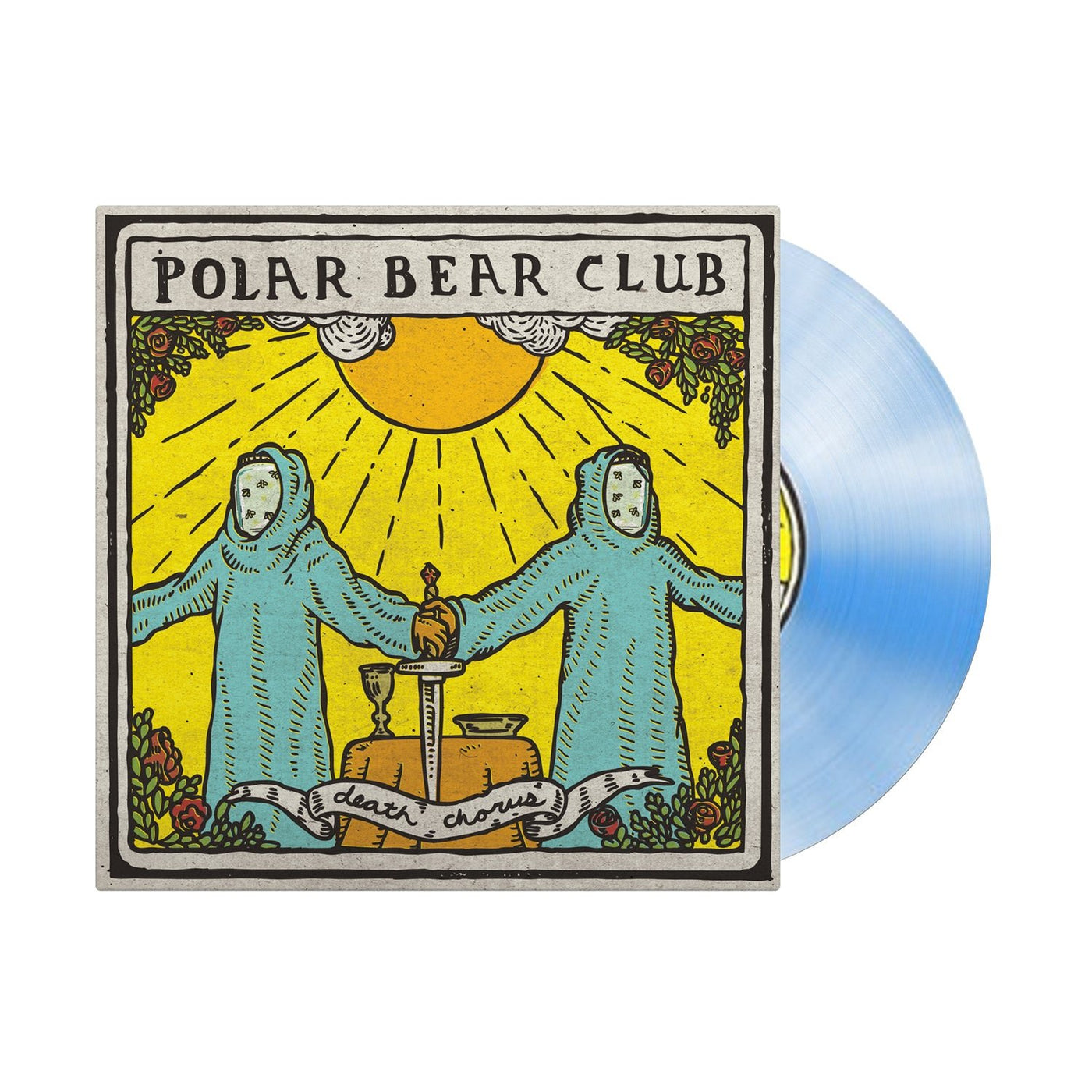 Death Chorus White/Light Blue Starburst Vinyl LP