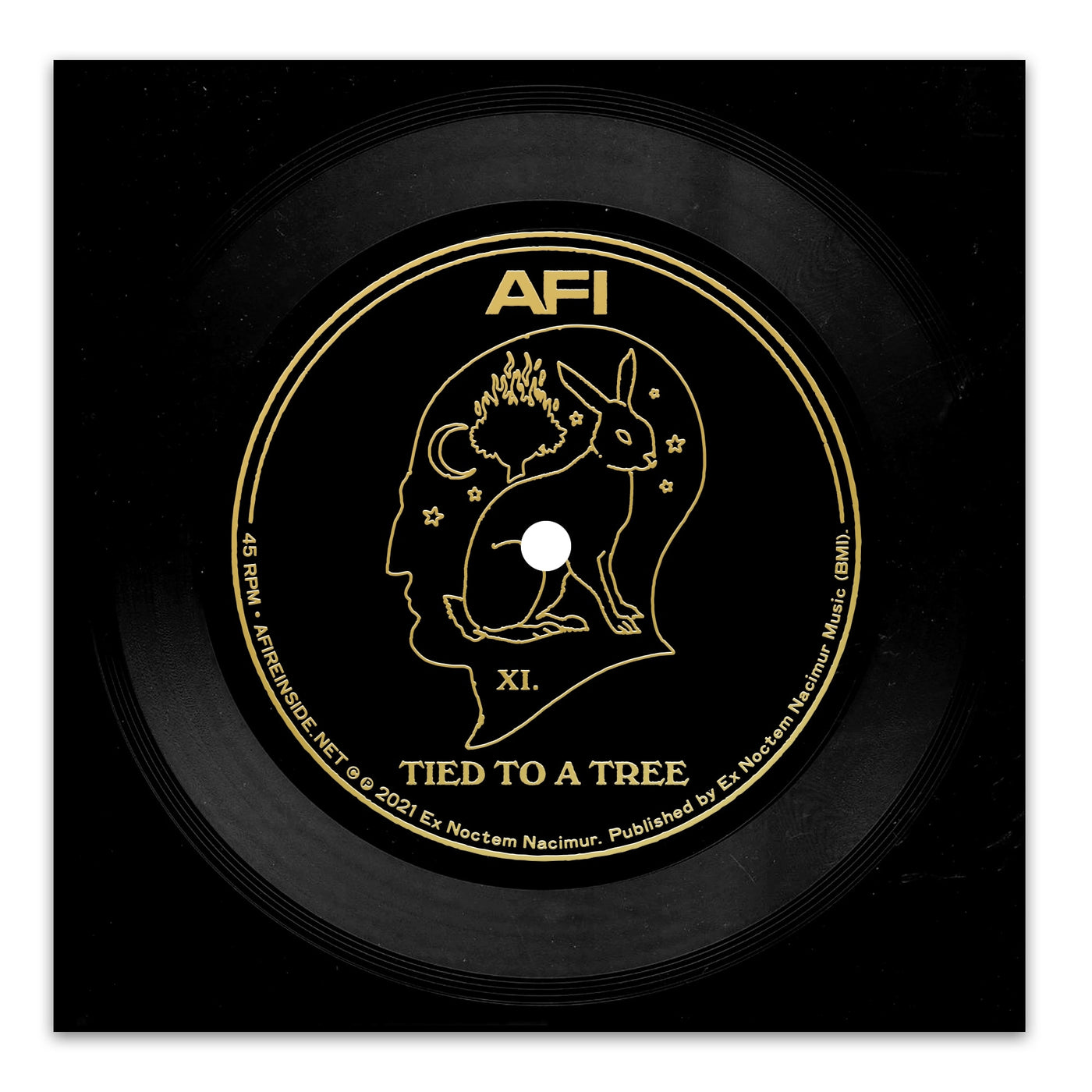 Tied To A Tree Black 7 Inch Flexi