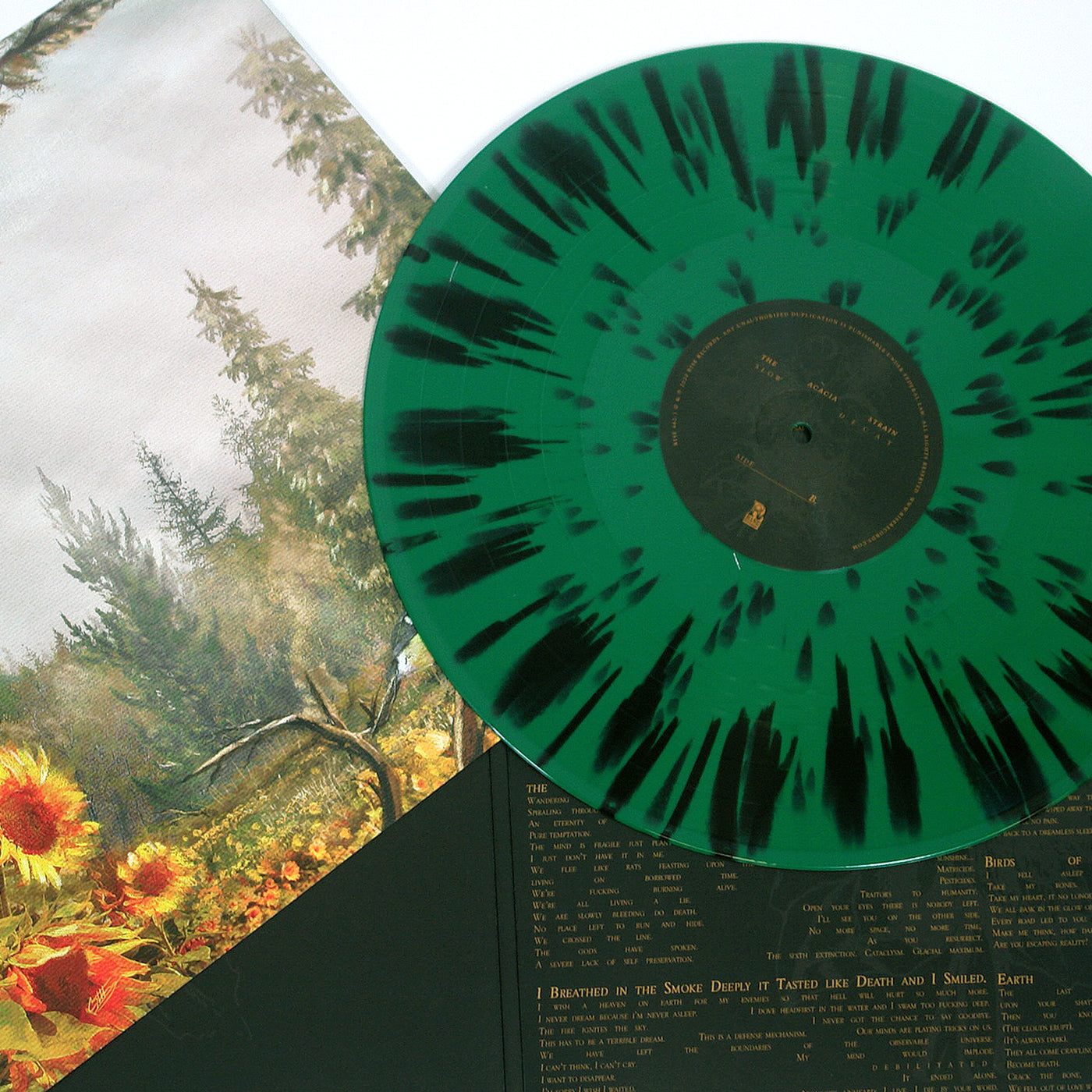Slow Decay  Evergreen W/ Black Splatter Vinyl LP